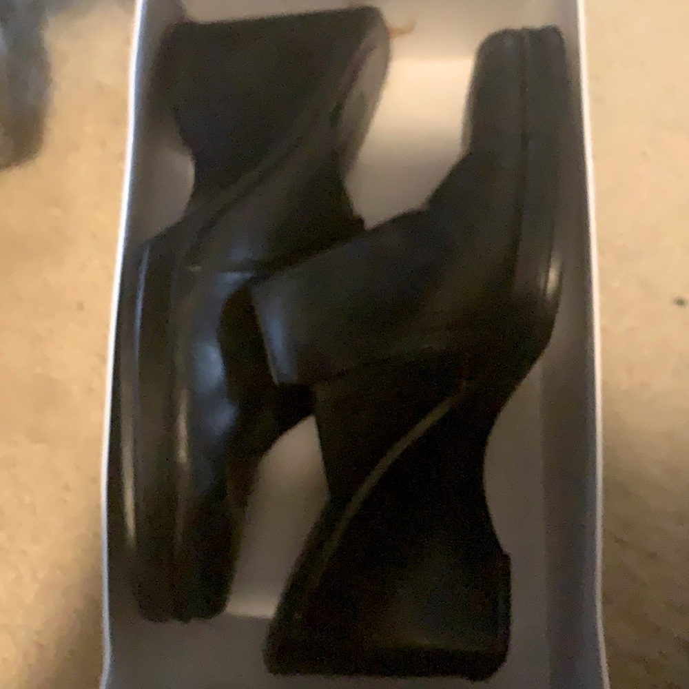 Black Nine West Wedge Sandals